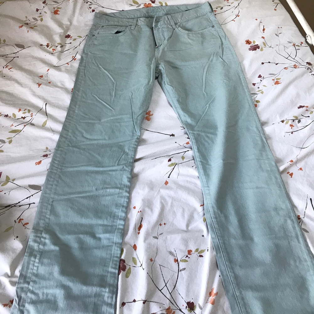 Seven For All Mankind men’s mint jeans